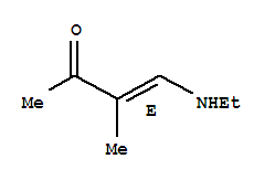 (e)-(9ci)-4-(乙基氨基)-3-甲基-3-丁烯-2-酮结构式_89029-68-5结构式