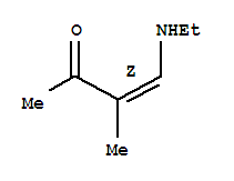 (z)-(9ci)-4-(乙基氨基)-3-甲基-3-丁烯-2-酮结构式_89029-86-7结构式