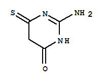 (7ci)-2-氨基-4-硫代-4,6(1H,5h)-嘧啶二酮结构式_89033-32-9结构式