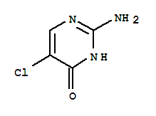 (9ci)-2-氨基-5-氯-4(1H)-嘧啶酮结构式_89033-81-8结构式