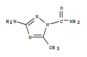 (7ci)-3-氨基-5-甲基-1H-1,2,4-噻唑-1-羧酰胺结构式_89125-16-6结构式
