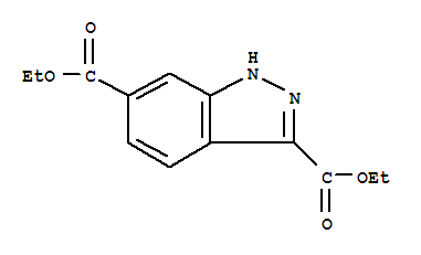 1H-吲唑-3,6-二羧酸二乙酯结构式_891782-58-4结构式