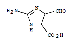 2-Imidazoline-5-carboxylic acid, 2-amino-4-formyl-(7ci) Structure,89179-94-2Structure