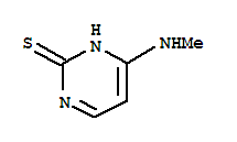 (6ci,9ci)-4-(甲基氨基)-2(1H)-嘧啶硫酮结构式_89180-09-6结构式