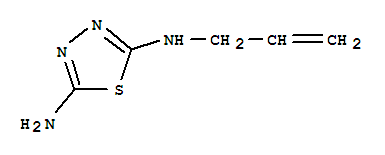 (7ci)-2-(烯丙基氨基)-5-氨基-1,3,4-噻二唑结构式_89182-04-7结构式