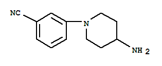 (9ci)-3-(4-氨基-1-哌啶基)-苯甲腈结构式_891854-16-3结构式