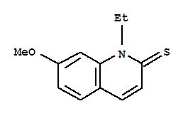  1-乙基-7-甲氧基-2(1H)-喹啉硫酮结构式_892222-94-5结构式