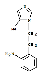 (9ci)-2-[2-(5-甲基-1H-咪唑-1-基)乙基]-苯胺结构式_892393-32-7结构式