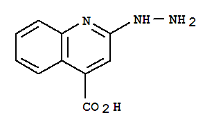 (9ci)-2-肼基-4-喹啉羧酸结构式_89267-29-8结构式