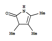 2H-pyrrol-2-one,1,3-dihydro-3,4,5-trimethyl-(9ci) Structure