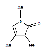 (9ci)-1,3-二氢-1,3,4-三甲基-2H-吡咯-2-酮结构式_89267-88-9结构式