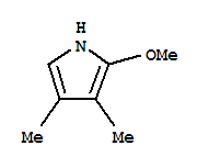 (9ci)-2-甲氧基-3,4-二甲基-1H-吡咯结构式_89267-89-0结构式