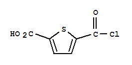 (7ci)-5-(氯甲酰基)-2-噻吩羧酸结构式_89284-70-8结构式