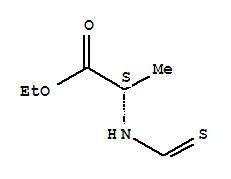 (9ci)-n-(硫氧代甲基)-L-丙氨酸乙酯结构式_89311-15-9结构式
