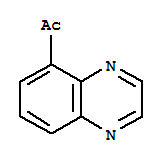1-(5-喹噁啉)-乙酮结构式_89334-34-9结构式