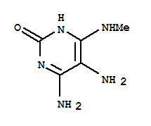 4,5-二氨基-6-(甲基氨基)-2(1H)-嘧啶酮结构式_89364-20-5结构式