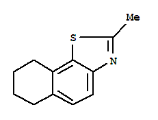 (7ci)-6,7,8,9-四氢-2-甲基-萘并[2,1-d]噻唑结构式_89399-96-2结构式