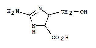 (7ci)-2-氨基-4-(羟基甲基)-2-咪唑啉-5-羧酸结构式_89417-96-9结构式