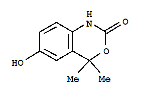 (9ci)-1,4-二氢-6-羟基-4,4-二甲基-2H-3,1-苯并噁嗪-2-酮结构式_89433-20-5结构式