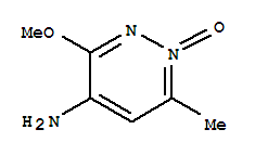 (7ci)-4-氨基-3-甲氧基-6-甲基吡嗪 1-氧化物结构式_89465-10-1结构式