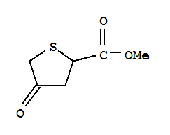 4-氧代-四氢噻吩-2-羧酸甲酯结构式_89533-78-8结构式
