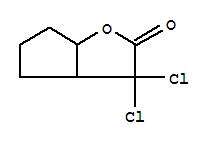 (9ci)-3,3-二氯六氢-2H-环戊并[b]呋喃-2-酮结构式_89630-66-0结构式