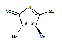 反式-(9ci)-3,4-二氢-3,4,5-三甲基-2H-吡咯-2-酮结构式_89636-83-9结构式