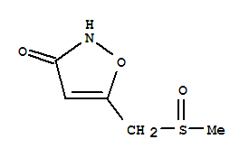 (9ci)-5-[(甲基亚磺酰基)甲基]-3(2H)-异噁唑酮结构式_89661-22-3结构式