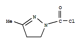(9ci)-4,5-二氢-3-甲基-1H-吡唑-1-羰酰氯结构式_89662-67-9结构式