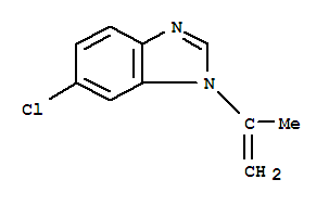 (9ci)-6-氯-1-(1-甲基乙烯)-1H-苯并咪唑结构式_89664-12-0结构式