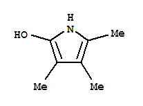 (9ci)-3,4,5-三甲基-1H-吡咯-2-醇结构式_89686-36-2结构式