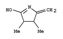 反式-(9ci)-3,4-二氢-3,4-二甲基-2-亚甲基-2H-吡咯-5-醇结构式_89686-45-3结构式