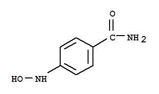 (7ci)-p-(羟基氨基)-苯甲酰胺结构式_89693-84-5结构式