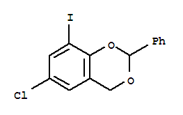 (9ci)-6-氯-8-碘-2-苯基-4H-1,3-苯并二噁英结构式_897641-78-0结构式