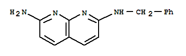 (9ci)-n-(苯基甲基)-1,8-萘啶-2,7-二胺结构式_898258-05-4结构式