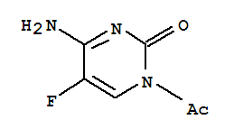(7ci)-n-乙酰基-5-氟-胞核嘧啶结构式_89829-72-1结构式