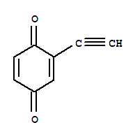(9ci)-2-乙炔-2,5-环己二烯-1,4-二酮结构式_89845-29-4结构式