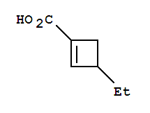 (7ci,9ci)-3-乙基-1-环丁烯-1-羧酸结构式_89897-93-8结构式