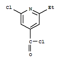 (7ci)-2-氯-6-乙基-异烟酰氯结构式_89938-71-6结构式