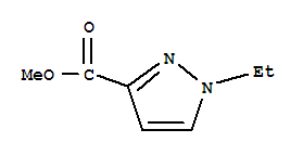(9ci)-1-乙基-1H-吡唑-3-羧酸甲酯结构式_89943-27-1结构式
