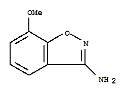 (9ci)-7-甲氧基-1,2-苯异噁唑-3-胺结构式_89976-74-9结构式