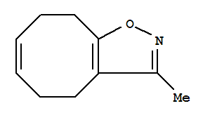 (9ci)-4,5,8,9-四氢-3-甲基-环辛并[d]异噁唑结构式_89991-37-7结构式