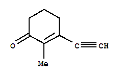 (6ci,9ci)-3-乙炔-2-甲基-2-环己烯-1-酮结构式_89998-56-1结构式