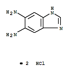 5,6-二氨基苯并咪唑双盐酸盐结构式_90000-54-7结构式