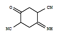 2-亚氨基-5-氧代-1,4-环己烷二甲腈结构式_90004-02-7结构式