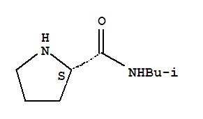 (s)-(9ci)-n-(2-甲基丙基)-2-吡咯烷羧酰胺结构式_90068-06-7结构式