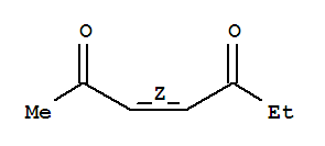 (9ci)-(3z)-3-庚烯-2,5-二酮结构式_90072-83-6结构式