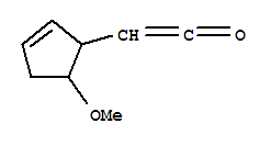 (9ci)-(5-甲氧基-2-环戊烯-1-基)-乙酮结构式_90107-31-6结构式