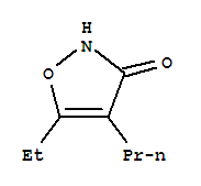 (9ci)-5-乙基-4-丙基-3(2H)-异噁唑酮结构式_90124-64-4结构式