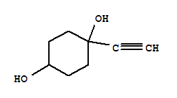 (7ci)-1-乙炔-1,4-环己烷二醇结构式_90199-12-5结构式
